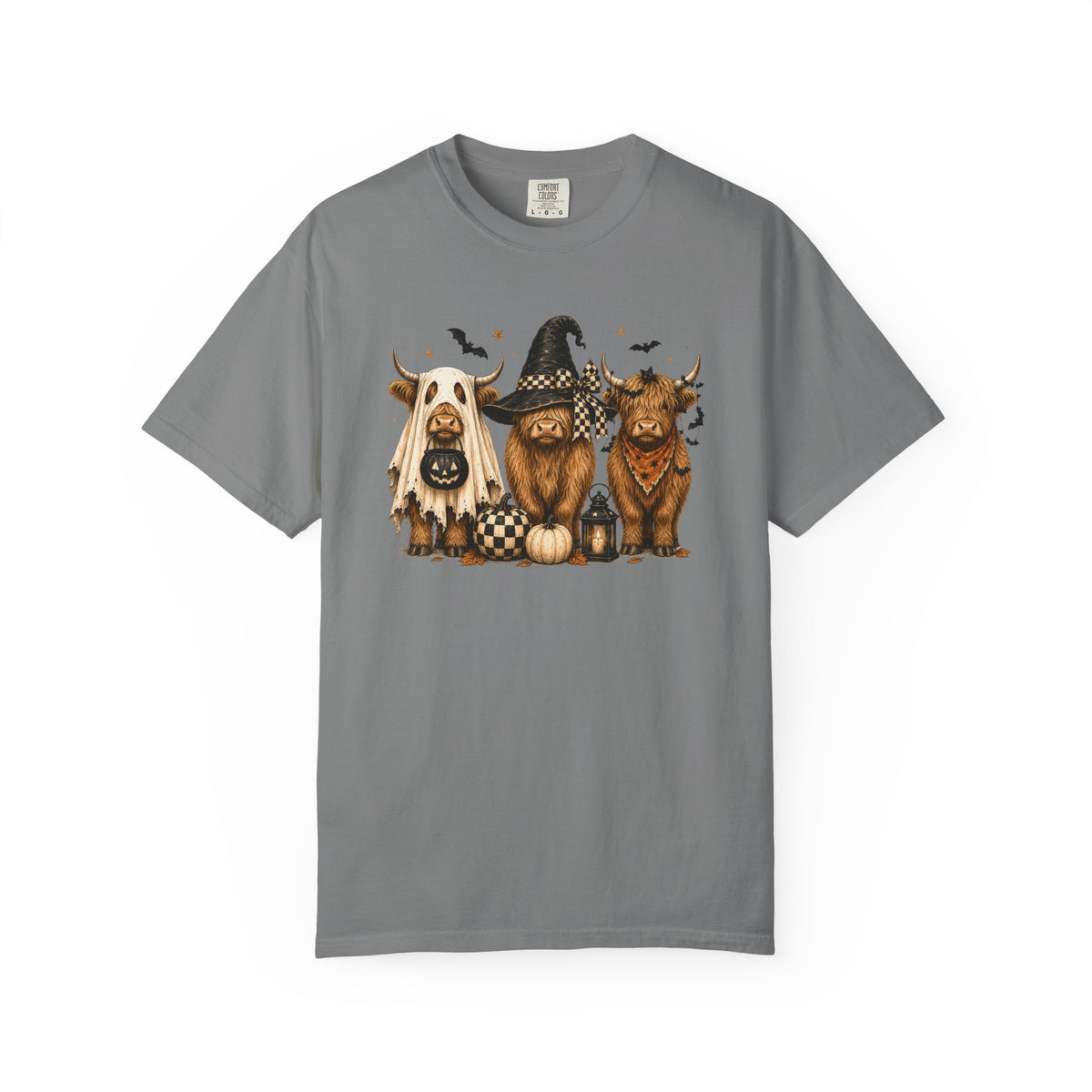Halloween Highland Cows T-Shirt