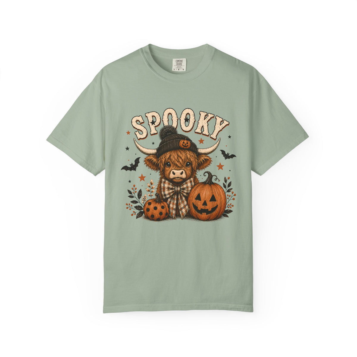 Spooky Highland Cow Halloween T-Shirt