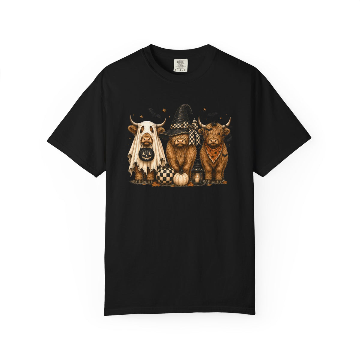 Halloween Highland Cows T-Shirt